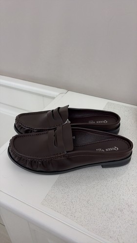 Damen sabot braun slipper - damen,